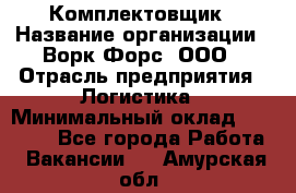 Комплектовщик › Название организации ­ Ворк Форс, ООО › Отрасль предприятия ­ Логистика › Минимальный оклад ­ 26 000 - Все города Работа » Вакансии   . Амурская обл.